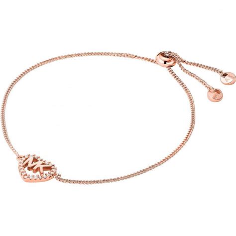 michael kors damen kette rosegold|Michael Kors silver bracelet.